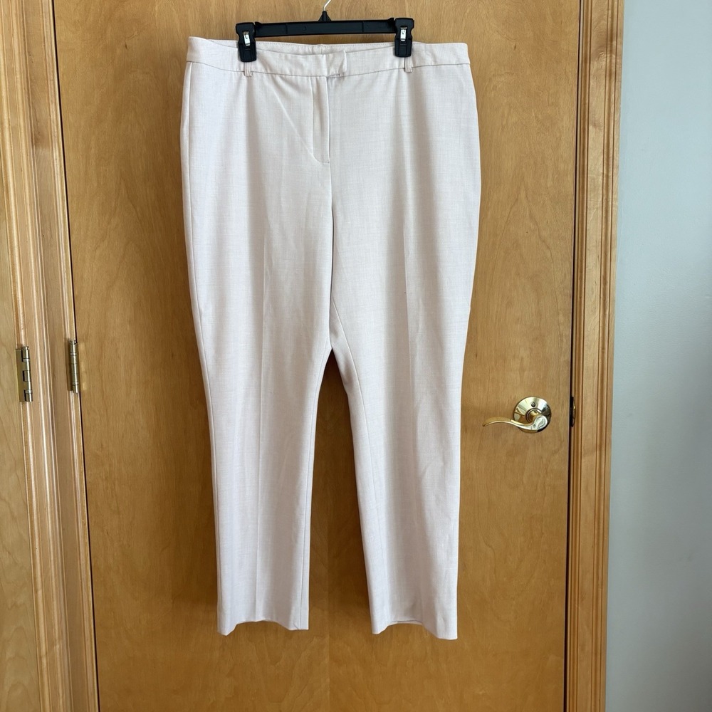 Alex Marie Straightleg Pants Women's Plus 16 Blush Pink NWT